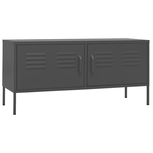 TV-Möbel Anthrazit Corda 105x35x50cm (Stahl)