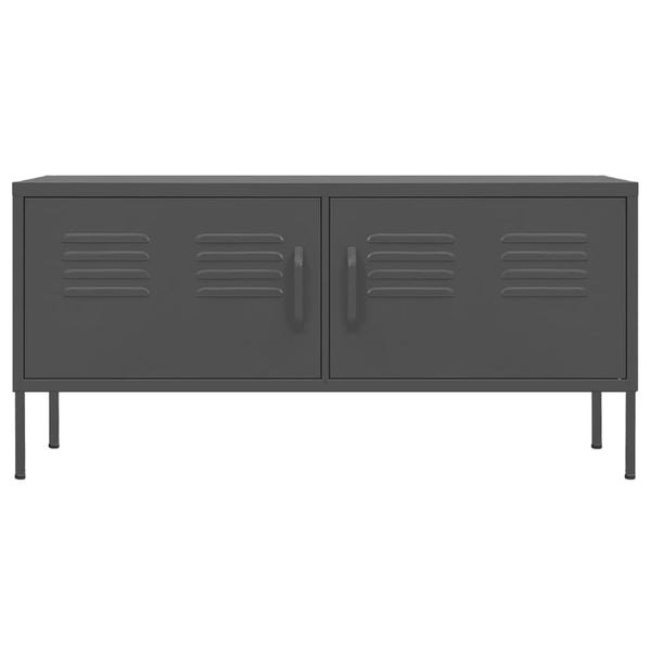 TV-Möbel Anthrazit Corda 105x35x50cm (Stahl)