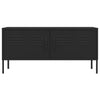 Musta tv-taso Corda 105x35x50cm (teräs)