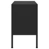 Musta tv-taso Corda 105x35x50cm (teräs)