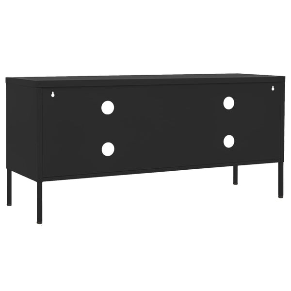 Musta tv-taso Corda 105x35x50cm (teräs)