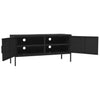 Musta tv-taso Corda 105x35x50cm (teräs)