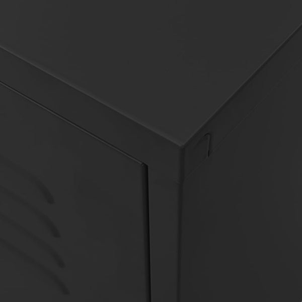 Musta tv-taso Corda 105x35x50cm (teräs)