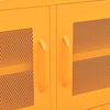 Senfgelbes TV-Möbel Galateea 105x35x50cm (Stahl)