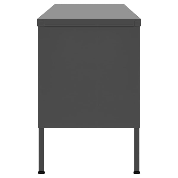 TV-Tisch Anthrazit Galateea 105x35x50cm (Stahl)