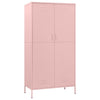 Pink Kleiderschrank Hubbard 90x50x180cm (Stahl)
