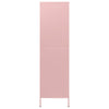 Pink Kleiderschrank Hubbard 90x50x180cm (Stahl)