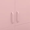 Pink Kleiderschrank Hubbard 90x50x180cm (Stahl)