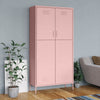 Pink Kleiderschrank Hubbard 90x50x180cm (Stahl)