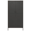 Antrasiitti vaatekaappi Hubbard 90x50x180cm (teräs)