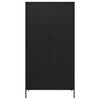 Musta vaatekaappi Hubbard 90x50x180cm (teräs)