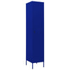 Marineblauer Spind Zoa 35x46x180cm (Stahl)