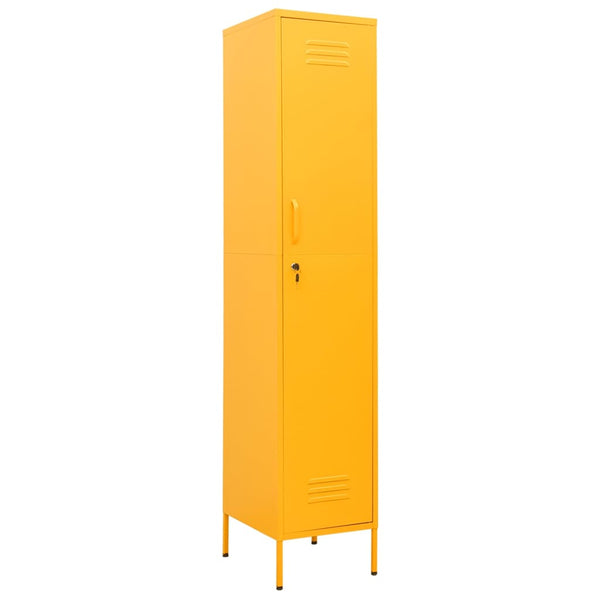 Senfgelber Spind Zoa 35x46x180cm (Stahl)