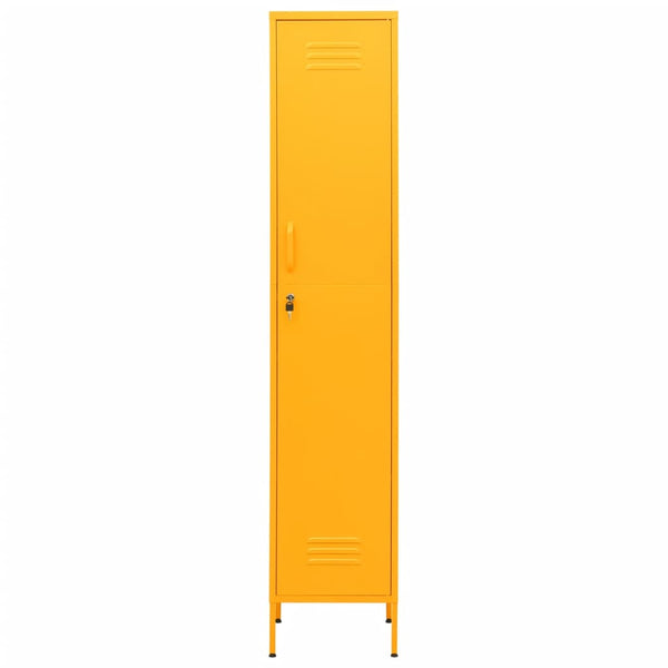 Senfgelber Spind Zoa 35x46x180cm (Stahl)