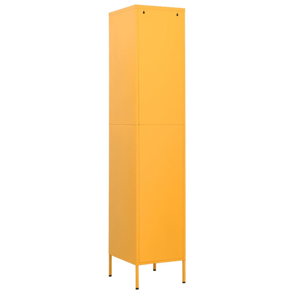 Senfgelber Spind Zoa 35x46x180cm (Stahl)