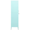 Stahl-Garderobenschrank Zoa Minze 35x46x180cm
