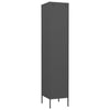 Garderobenschrank Zoa Anthrazit 35x46x180cm (Stahl)