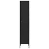 Schwarzer Kleiderspind Zoa 35x46x180cm (Stahl)