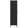 Schwarzer Kleiderspind Zoa 35x46x180cm (Stahl)