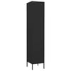 Schwarzer Kleiderspind Zoa 35x46x180cm (Stahl)