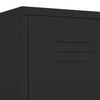 Schwarzer Kleiderspind Zoa 35x46x180cm (Stahl)