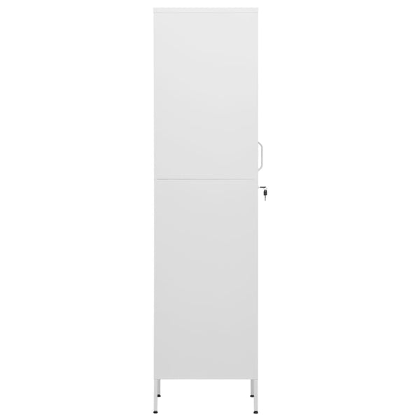 Weißer Spind Zoa 35x46x180cm (Stahl)