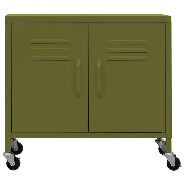 Olivgrüner Lagerschrank Tetik 60x35x56cm (Stahl)