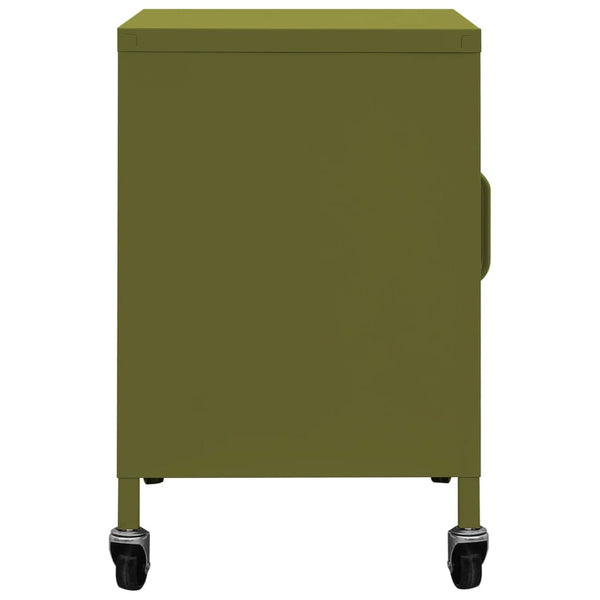 Olivgrüner Lagerschrank Tetik 60x35x56cm (Stahl)