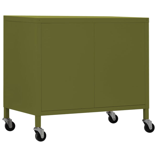 Olivgrüner Lagerschrank Tetik 60x35x56cm (Stahl)