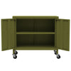 Olivgrüner Lagerschrank Tetik 60x35x56cm (Stahl)