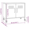 Oranger Lagerschrank Tetik 60x35x56cm (Stahl)