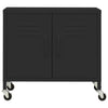 Schwarzer Lagerschrank Tetik 60x35x56cm (Stahl)
