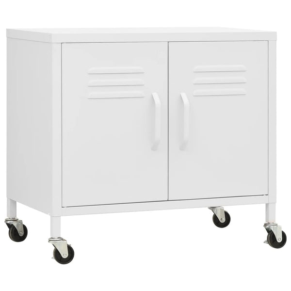 Weißer Vorratsschrank Tetik 60x35x56cm (Stahl)