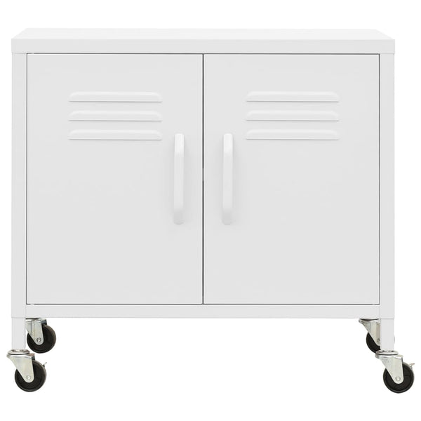 Weißer Vorratsschrank Tetik 60x35x56cm (Stahl)