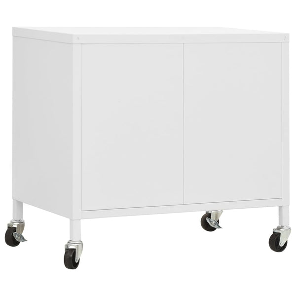 Weißer Vorratsschrank Tetik 60x35x56cm (Stahl)