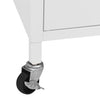 Weißer Vorratsschrank Tetik 60x35x56cm (Stahl)