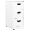 Weißer Archivschrank Seuda 46x62x102,5cm (Stahl)