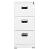 Weißer Archivschrank Seuda 46x62x102,5cm (Stahl)