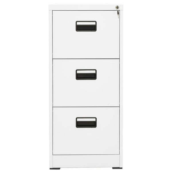 Weißer Archivschrank Seuda 46x62x102,5cm (Stahl)
