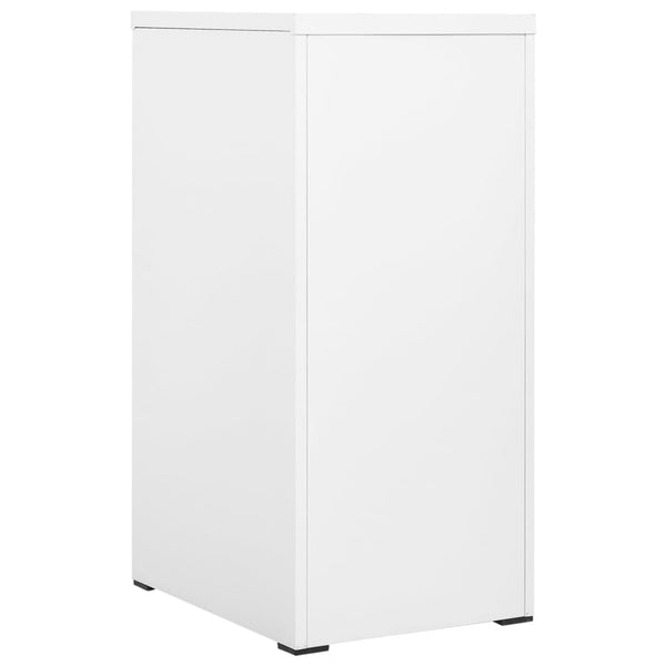 Weißer Archivschrank Seuda 46x62x102,5cm (Stahl)