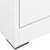 Weißer Archivschrank Seuda 46x62x102,5cm (Stahl)