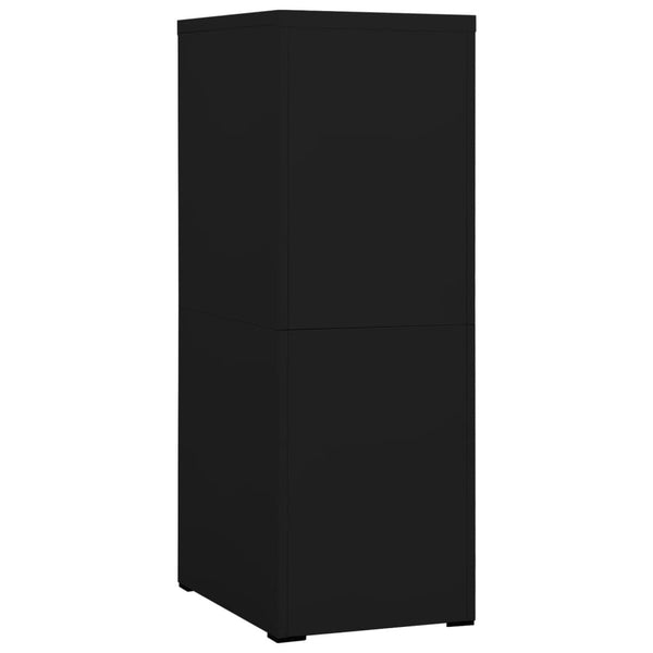Musta arkistokaappi Seuda 46x62x133cm (teräs)