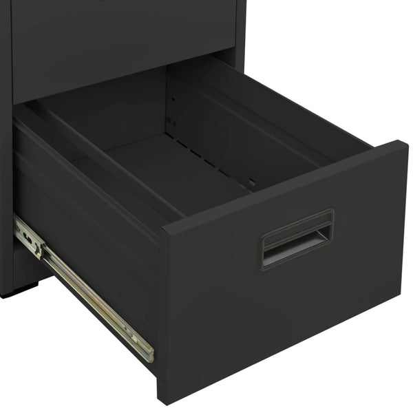 Archivschrank Anthrazit Seuda 46x62x133cm (Stahl)