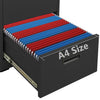 Archivschrank Anthrazit Seuda 46x62x133cm (Stahl)