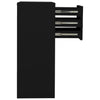 Schwarzer Büroschrank Neculce 90x40x102cm (Stahl)