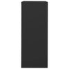 Anthrazitfarbener Büroschrank Neculce 90x40x102cm (Stahl)