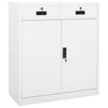 Weißer Büroschrank Haven 90x40x102cm (Stahl)