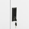Weißer Büroschrank Haven 90x40x102cm (Stahl)
