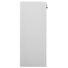 Hellgrauer Büroschrank Haven 90x40x102cm (Stahl)