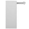 Hellgrauer Büroschrank Haven 90x40x102cm (Stahl)